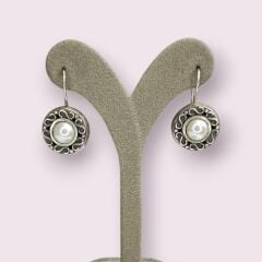 İnci Detay Gümüş Küpe