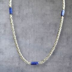 60 cm Erkek Gümüş Kral Kolye