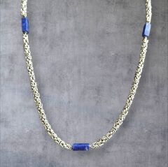 60 cm Erkek Gümüş Kral Kolye