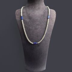 60 cm Erkek Gümüş Kral Kolye