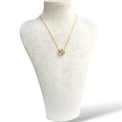 Yonca Kalem Model Gold Kolye