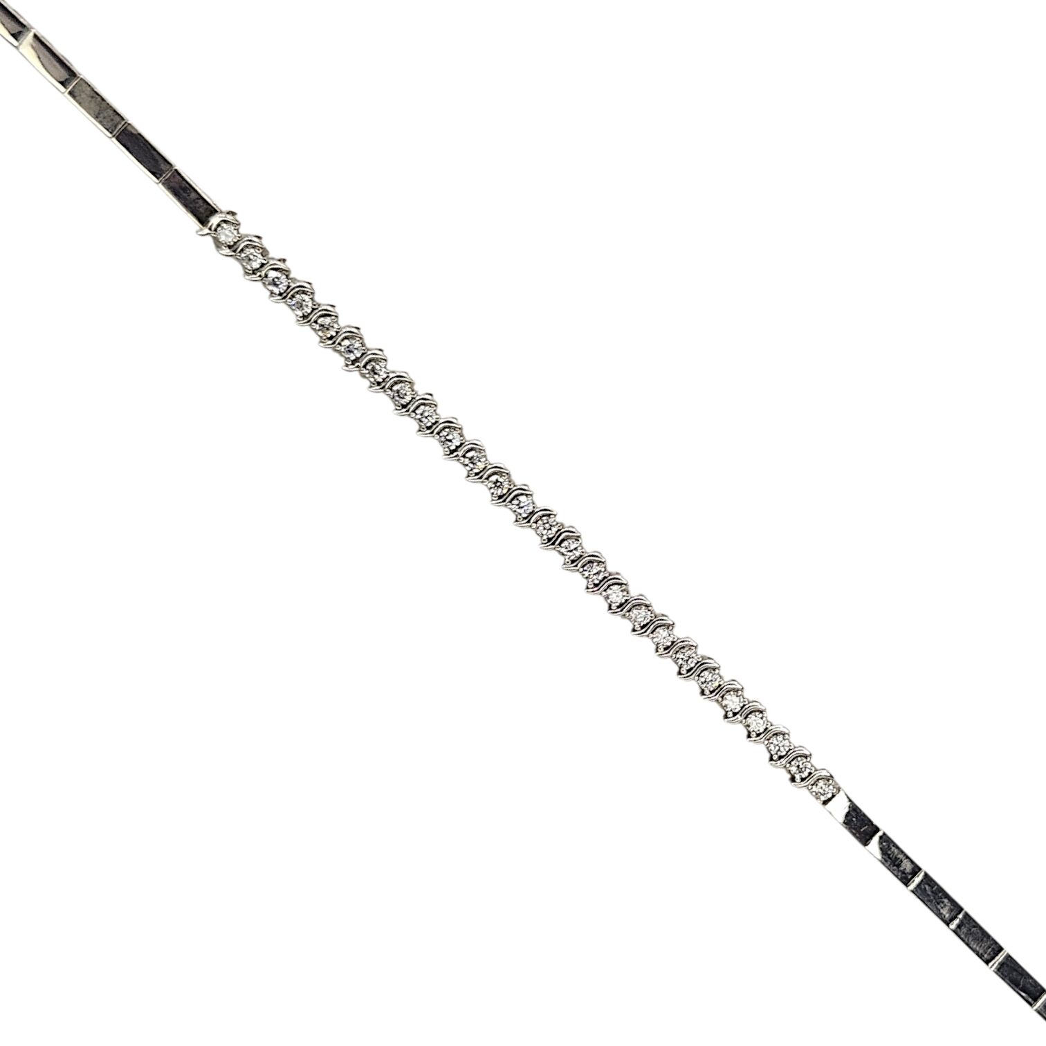 Ortası Sıvama Model Gümüş Bileklik-18 Cm