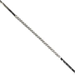 Ortası Sıvama Model Gümüş Bileklik-18 Cm