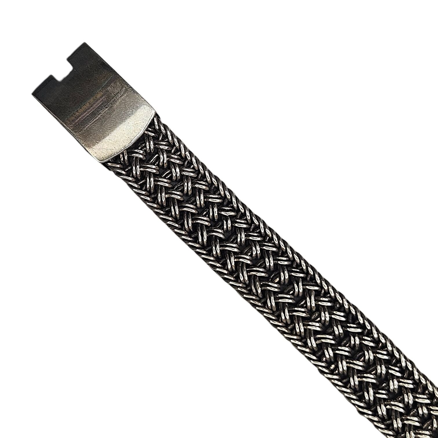 Erkek Kalın Gümüş Bileklik