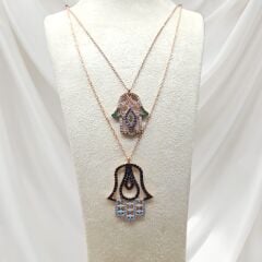 Taşlı Fatma Ananın Eli Kolye