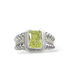 Yeşil Kuvars Gümüş Yüzük