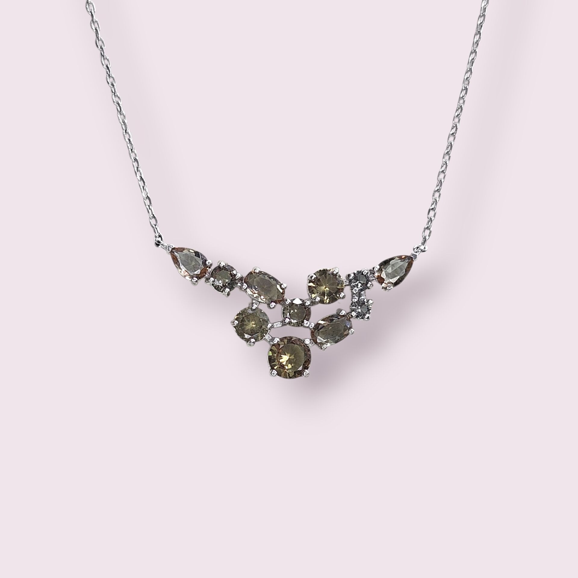 Zultanite Taşlı Gümüş Kolye