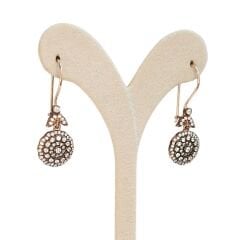 Elmas Model Daire Form Gümüş Set