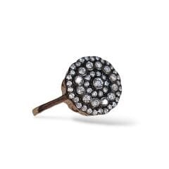 Elmas Model Daire Form Gümüş Set