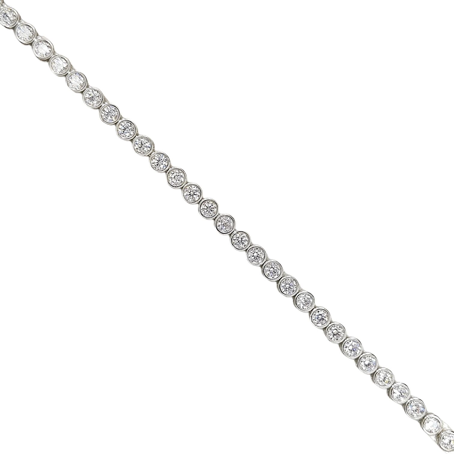3 mm Sıvama Model Gümüş Su Yolu Bileklik - 19,5 cm