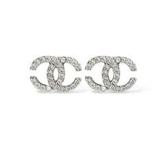 Zirkon Taşlı Trend Gümüş Küpe