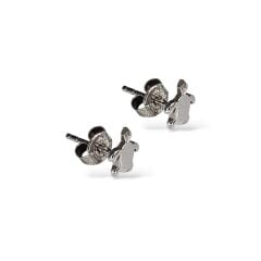 Kaplumbağa Figürlü Gümüş Küpe