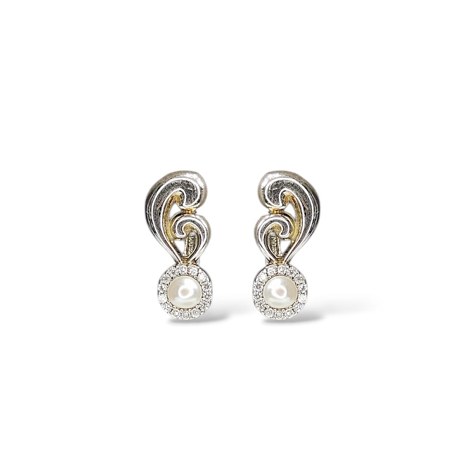 İnci 925 Ayar Gümüş Küpe