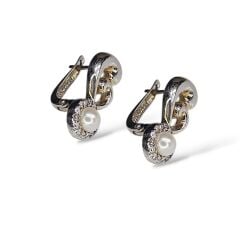 İnci 925 Ayar Gümüş Küpe