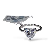 Kalpli Gümüş Küpe Yüzük Set