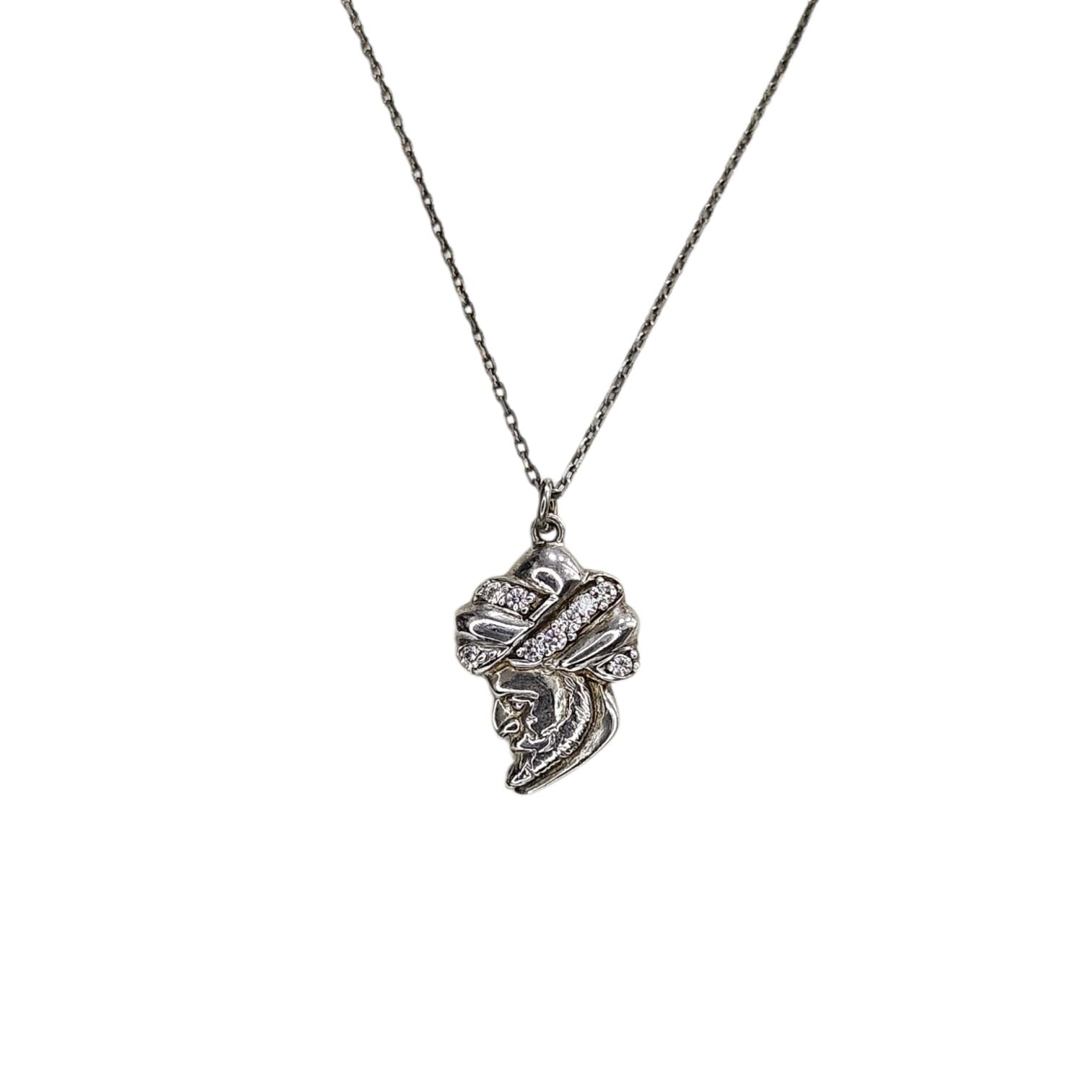 925 Ayar Gümüş Fatih Sultan Mehmet Kolyesi