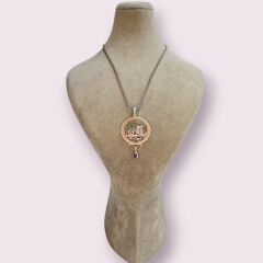 3 Boyutlu Kedi Figürlü Gümüş Kolye