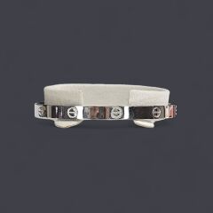 Gümüş Renk Kararmaz Çelik Kelepçe Bileklik