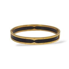 Altın Kaplama Kararmaz Çelik Kelepçe Bileklik