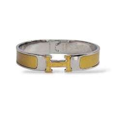 Gümüş Renk Sarı Yaldız Kararmaz Çelik Kelepçe Bileklik