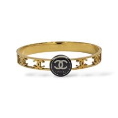 Altın Kaplama Kararma Çelik Kelepçe Bileklik