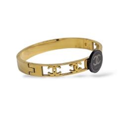 Altın Kaplama Kararma Çelik Kelepçe Bileklik