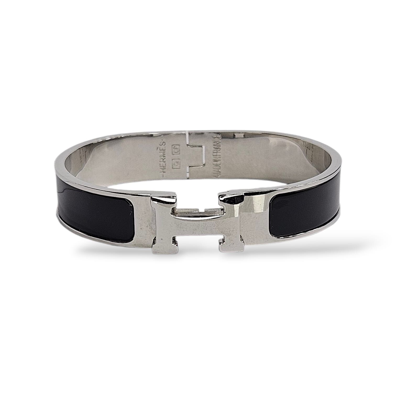 Gümüş Renk Siyah Geçiş Kararmaz Çelik Kelepçe Bileklik