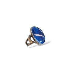 Okyanus Sedefi Doğal Taş Gümüş Yüzük - 16 no