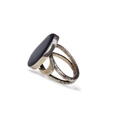 Okyanus Sedefi Doğal Taş Gümüş Yüzük - 16 no