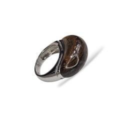 Kaplangözü Doğal Taş Gümüş Yüzük - 15 no