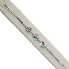 Taşlı Gümüş Bileklik