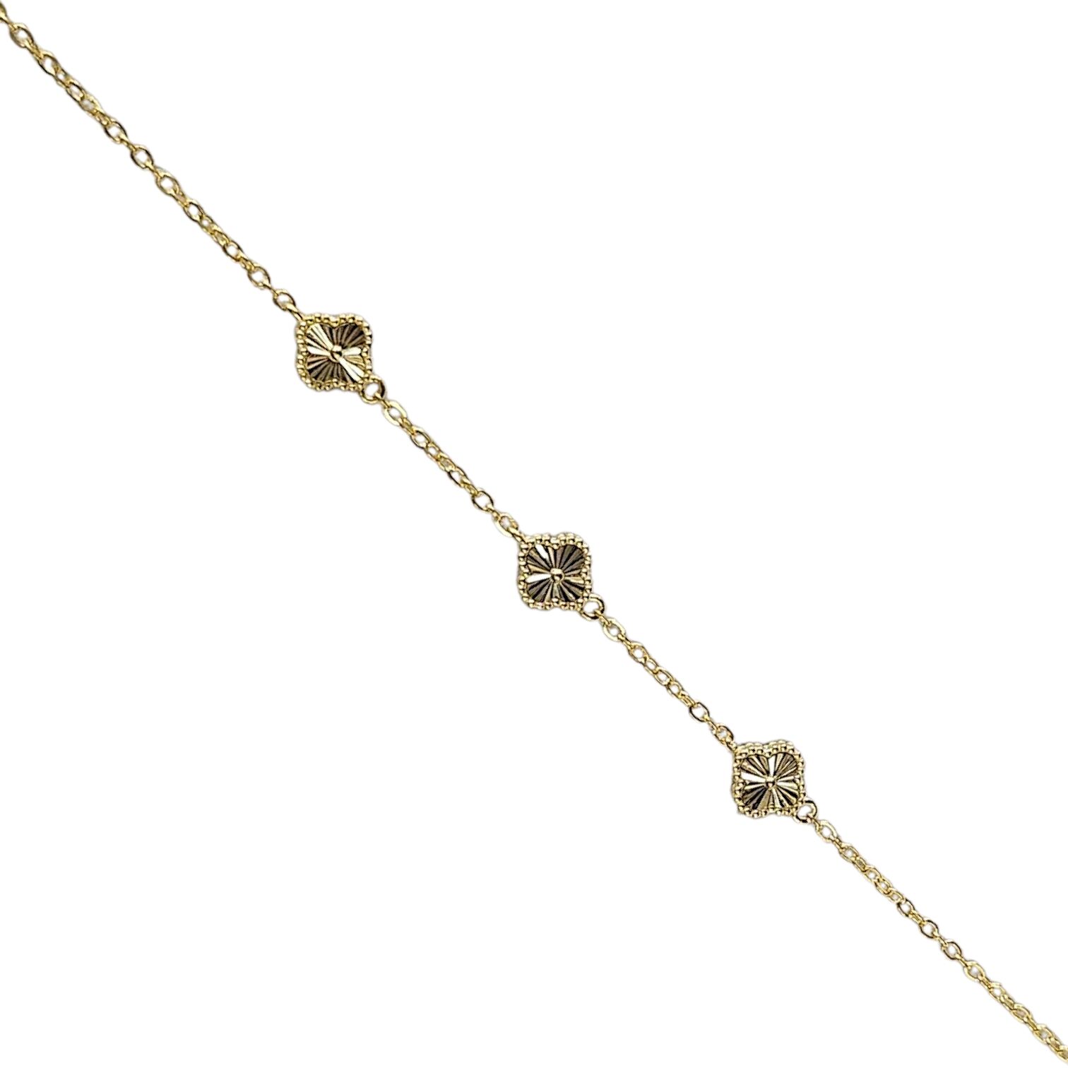 Yonca Model Mini 3'lü Gold Bileklik