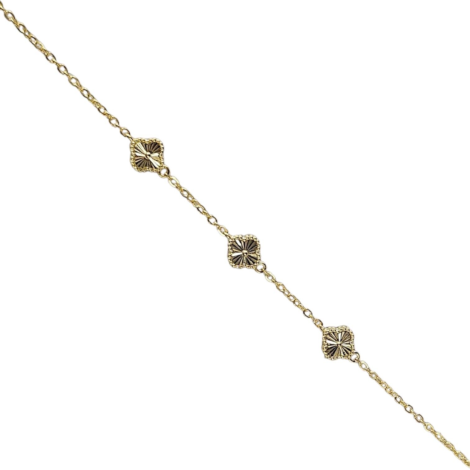 Yonca Model Mini 3'lü Gold Bileklik