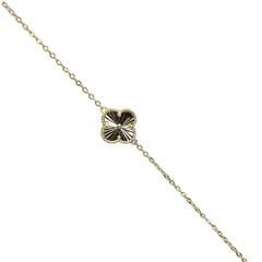 Yonca Model Mini Tekli Gold Bileklik