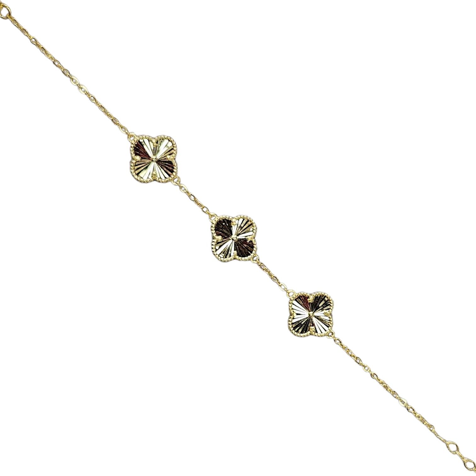 Yonca Model 3'lü Gold Bileklik