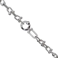 İç İçe Geçmeli Gümüş Bileklik