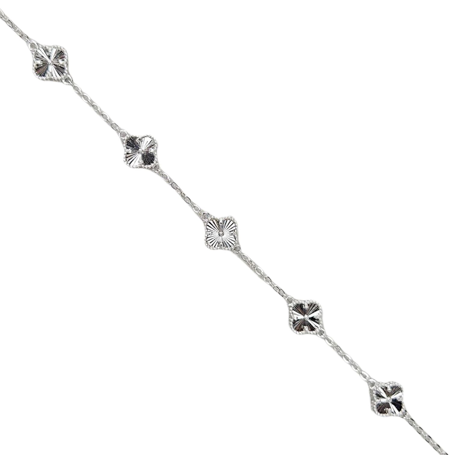 Yonca Model Mini 5'li Gümüş Bileklik