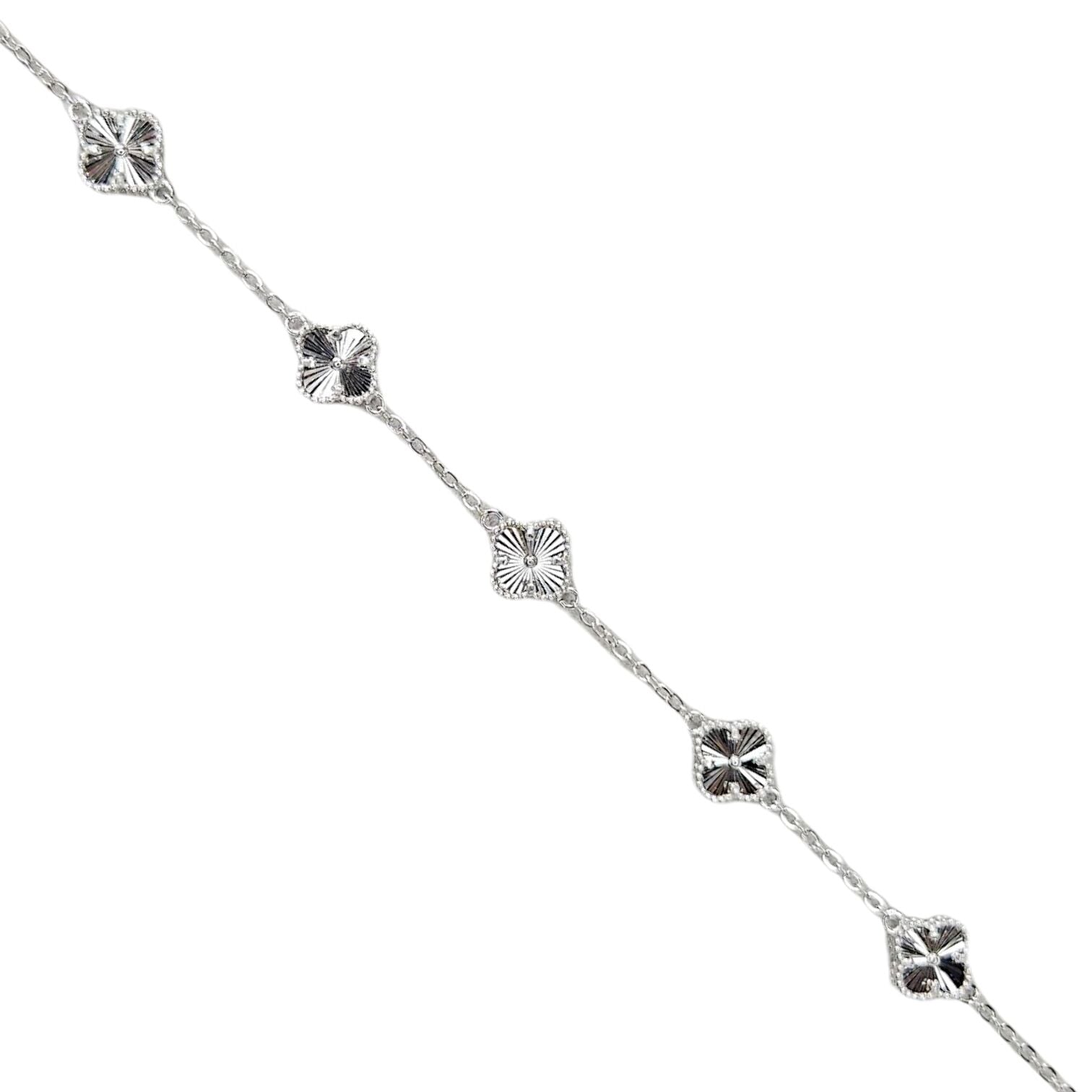 Yonca Model Mini 5'li Gümüş Bileklik