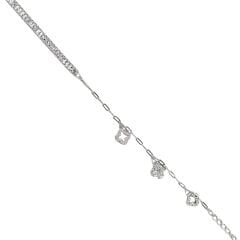 3'lü Sallantılı Yonca Model Gümüş Bileklik