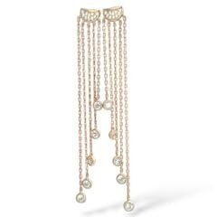 Sallantılı Rose Küpe