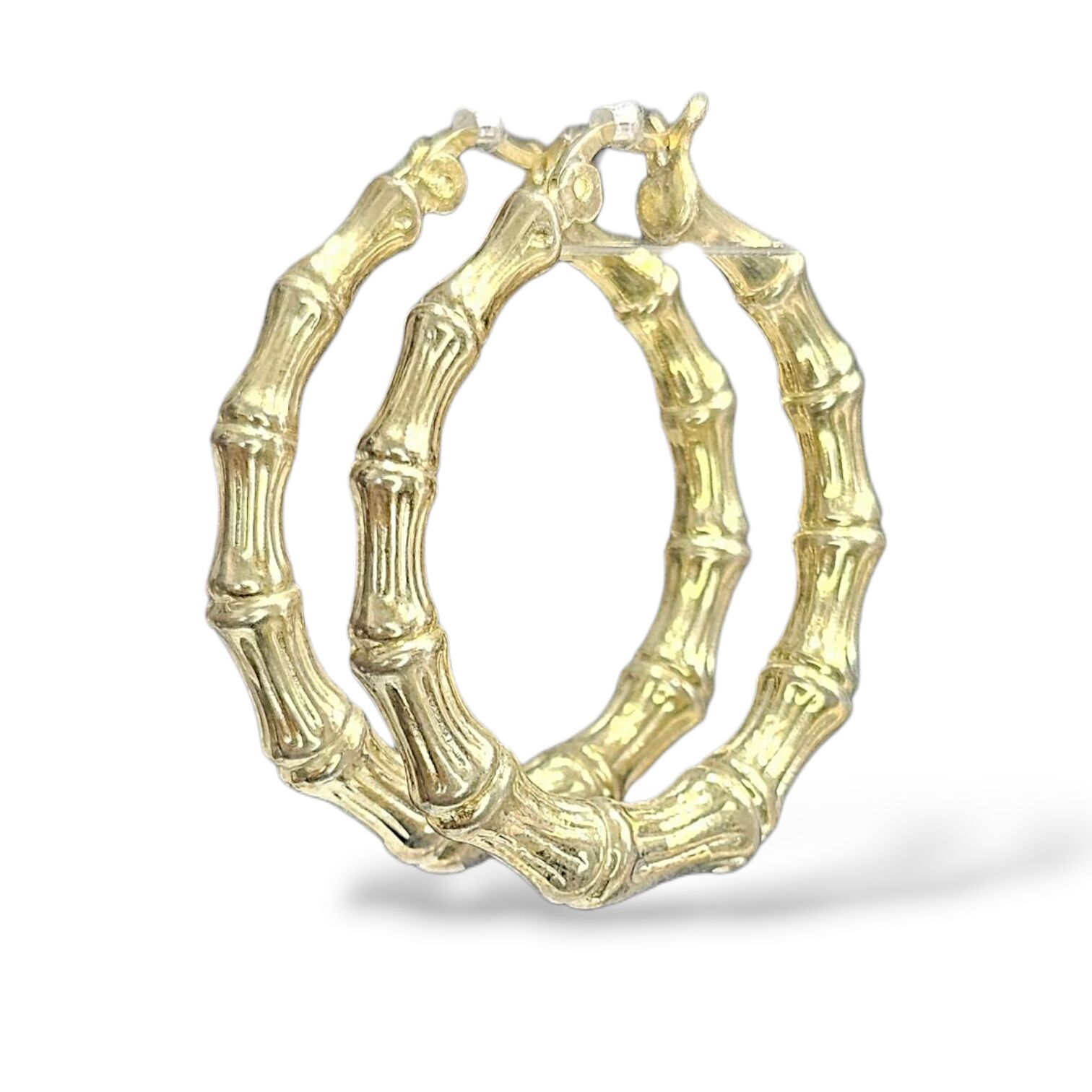 14 Ayar Gold Kaplama Halka Küpe