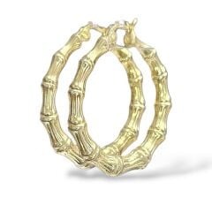 14 Ayar Gold Kaplama Halka Küpe