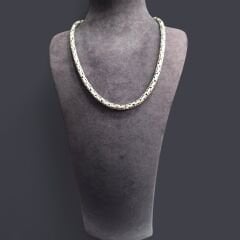 52 cm Erkek Gümüş Kral Kolye
