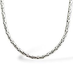 52 cm Erkek Gümüş Kral Kolye