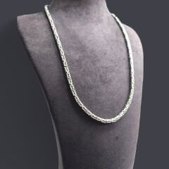 52 cm Erkek Gümüş Kral Kolye