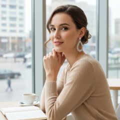 Kadın Gümüş Sallantılı Küpe Pırlanta İşçiliğinde Işıltılı Şık Abiye Küpe