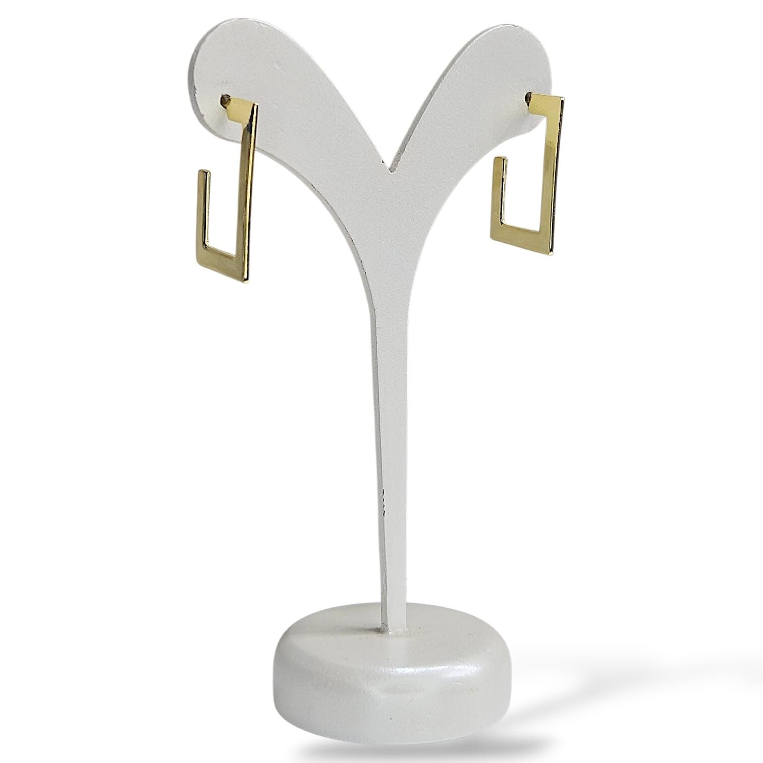 Kadın 14K Altın Kaplama Gümüş Şık Küpe