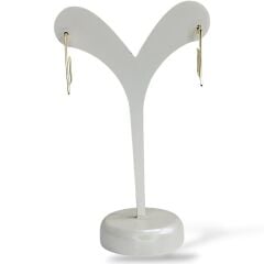 Kadın 14K Altın Kaplama Gümüş Şık Küpe