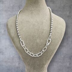 Orjinal Marka Kadın Şık Gümüş Kolye