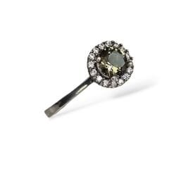 Yuvarlak Kesim Zultanite Taşlı Gümüş Yüzük